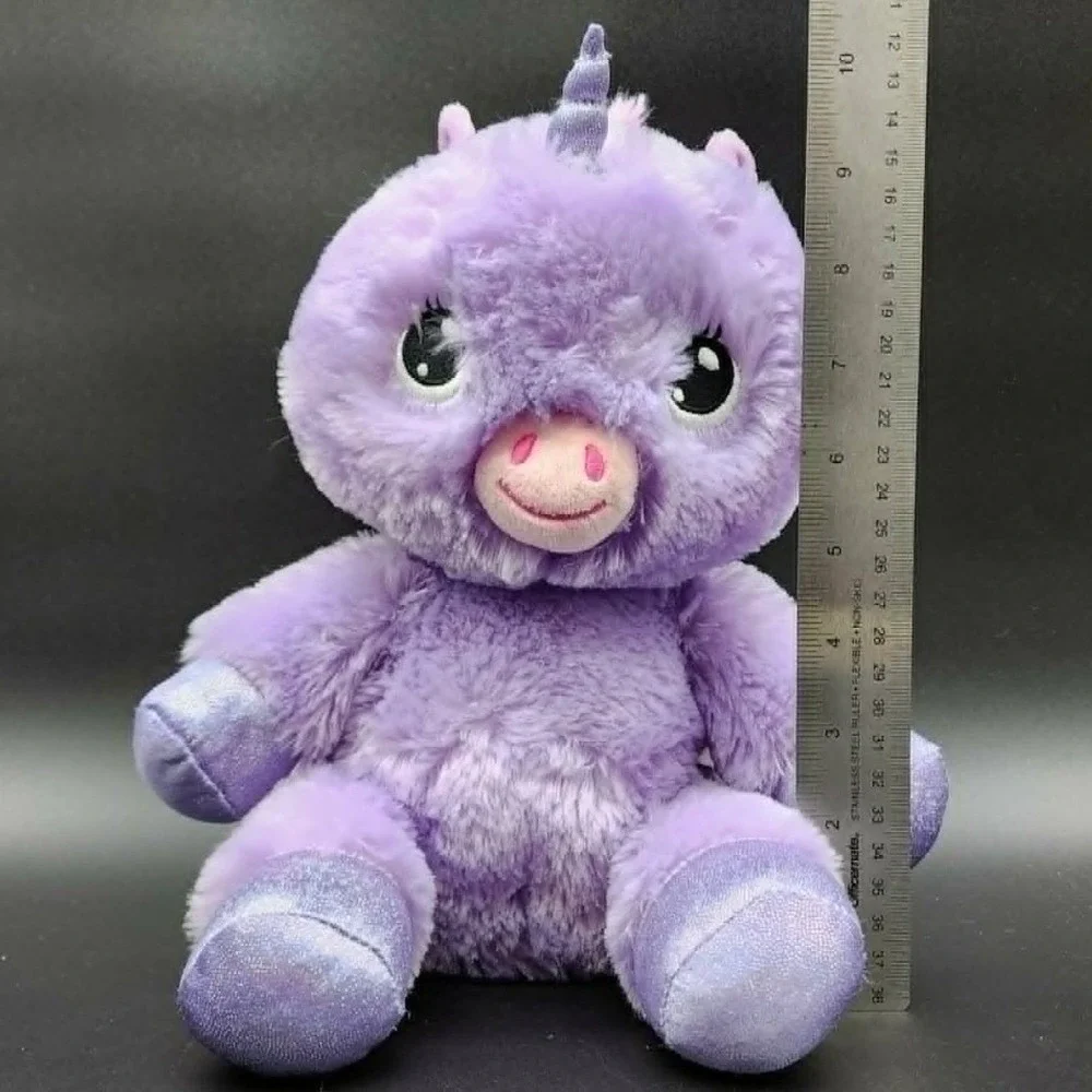 Purple Unicorn Plush Kids 10